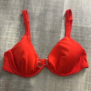 shade and shore red underwire bikini top